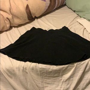 Black skater skirt